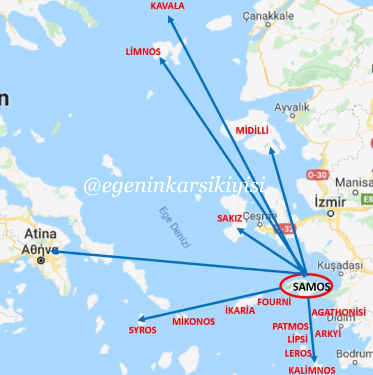 Izmir Yunan Adalari