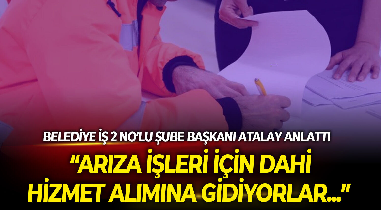 Belediye İş’ten İZSU’ya tepki: Arıza işleri için dahi hizmet alımına gidiyorlar!
