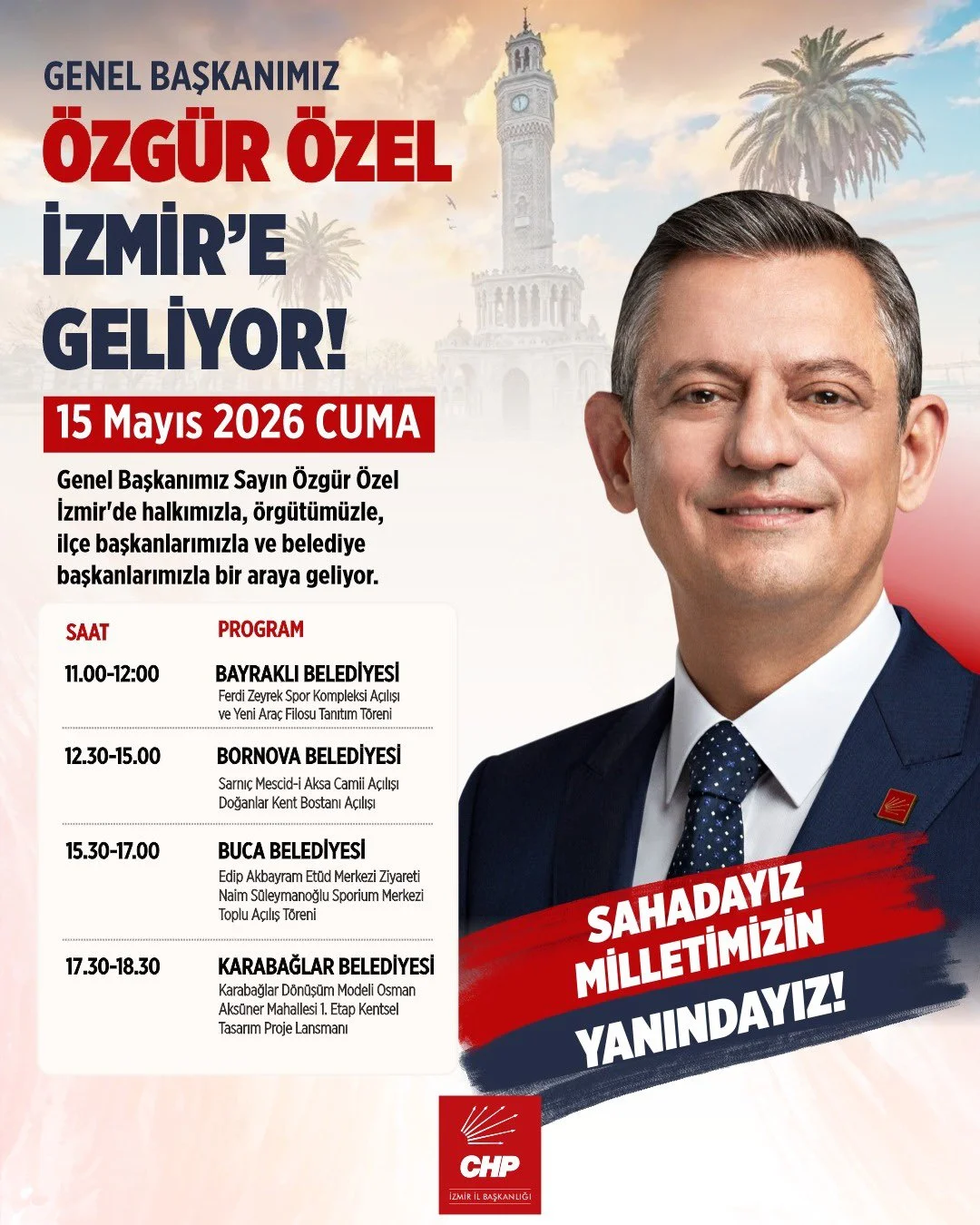 Özgür Özel Izmir Programı