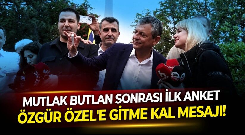 Mutlak butlan sonrası ilk anket ORC'den! CHP'li seçmenden yeni partiyle ilgili Özgür Özel'e ilginç mesaj