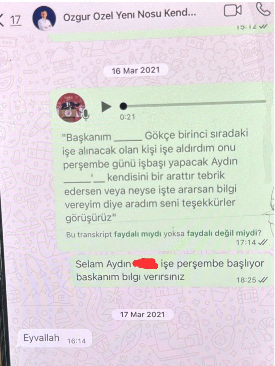Yalım'dan torpil iddiası