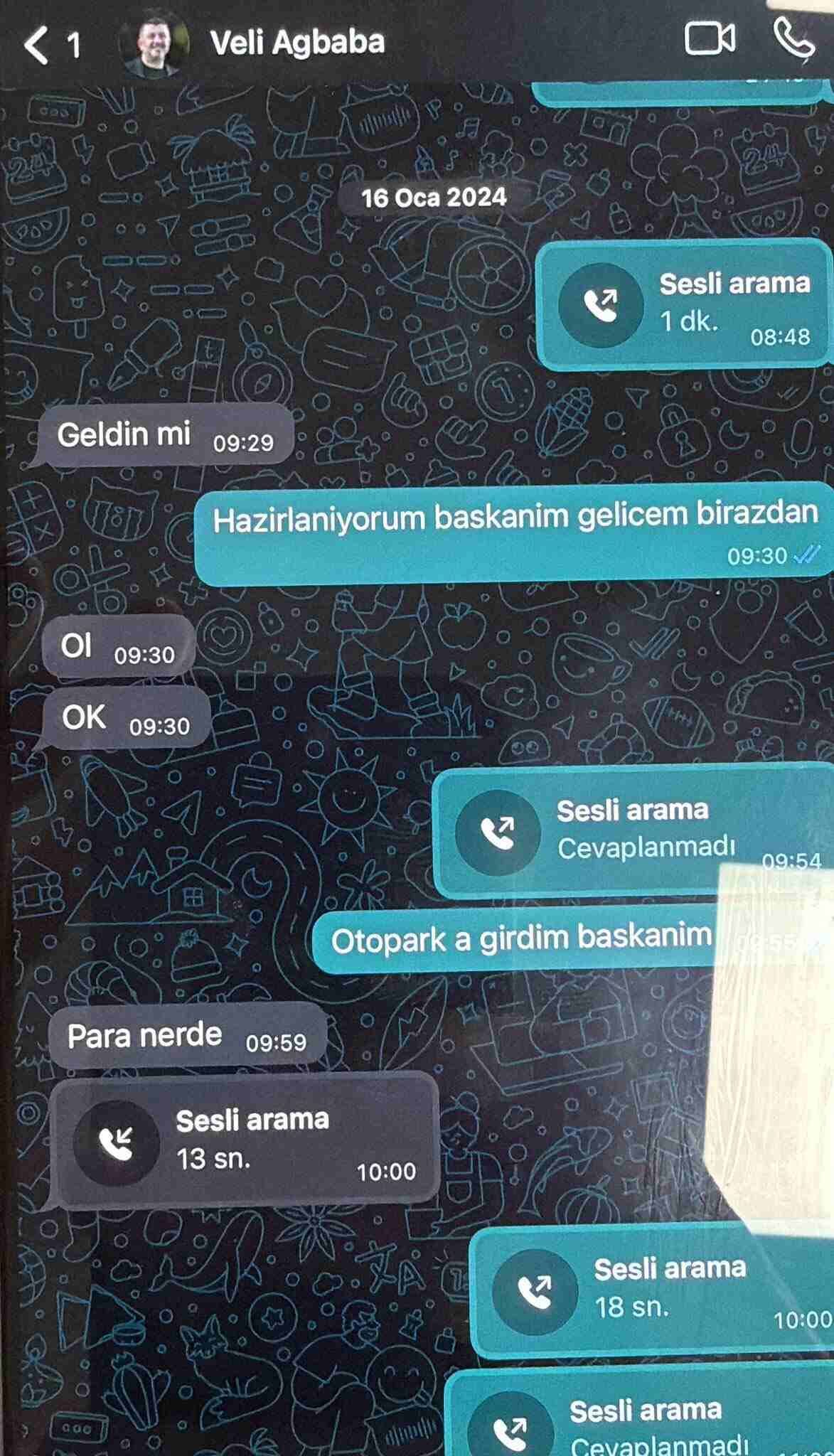 Veli Ağbaba'nın yazışmaları bilirkişi raporunda