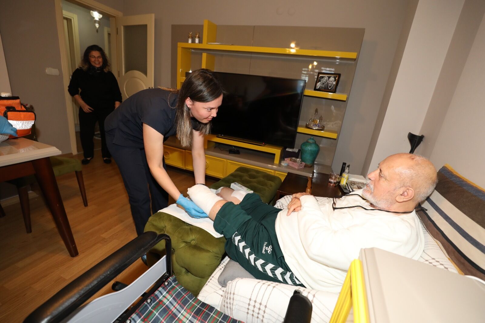 Ambulanslar nakil sınavını geçti