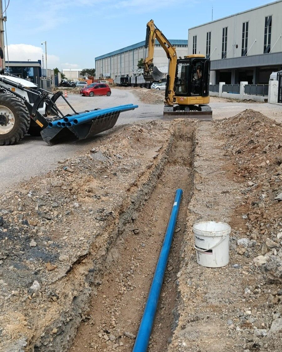 Fabrikaların su ihtiyacına kilometrelik hatla çözüm