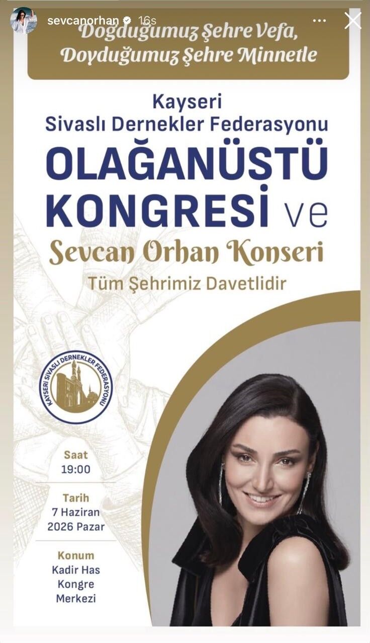 Sevcan Orhan Konser Paylaşımı
