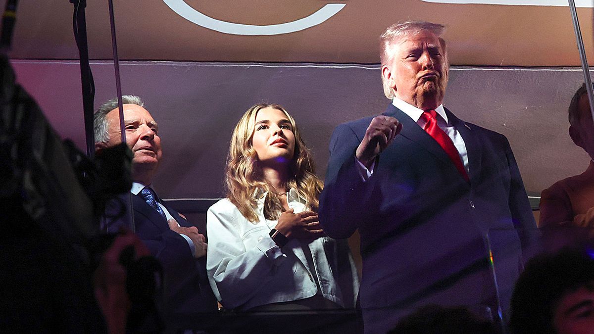 Trump'a yönelik protesto vardı