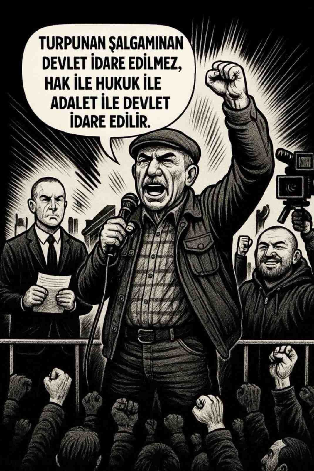 Burhanettin Bulut'tan karikatürlü tepki