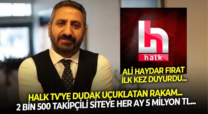 CHP Genel Merkezi ilk kez duyurdu: Halk Tv'ye servet ödenmiş! 2 bin 500 takipçili siteye her ay 5 milyon lira