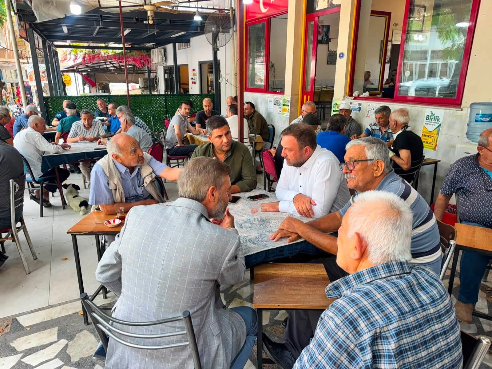 Chp İzmir İl Başkanı Gümrükçü Kemalpaşa'da Muhtarlar Ve Esnafla Buluştu!-1