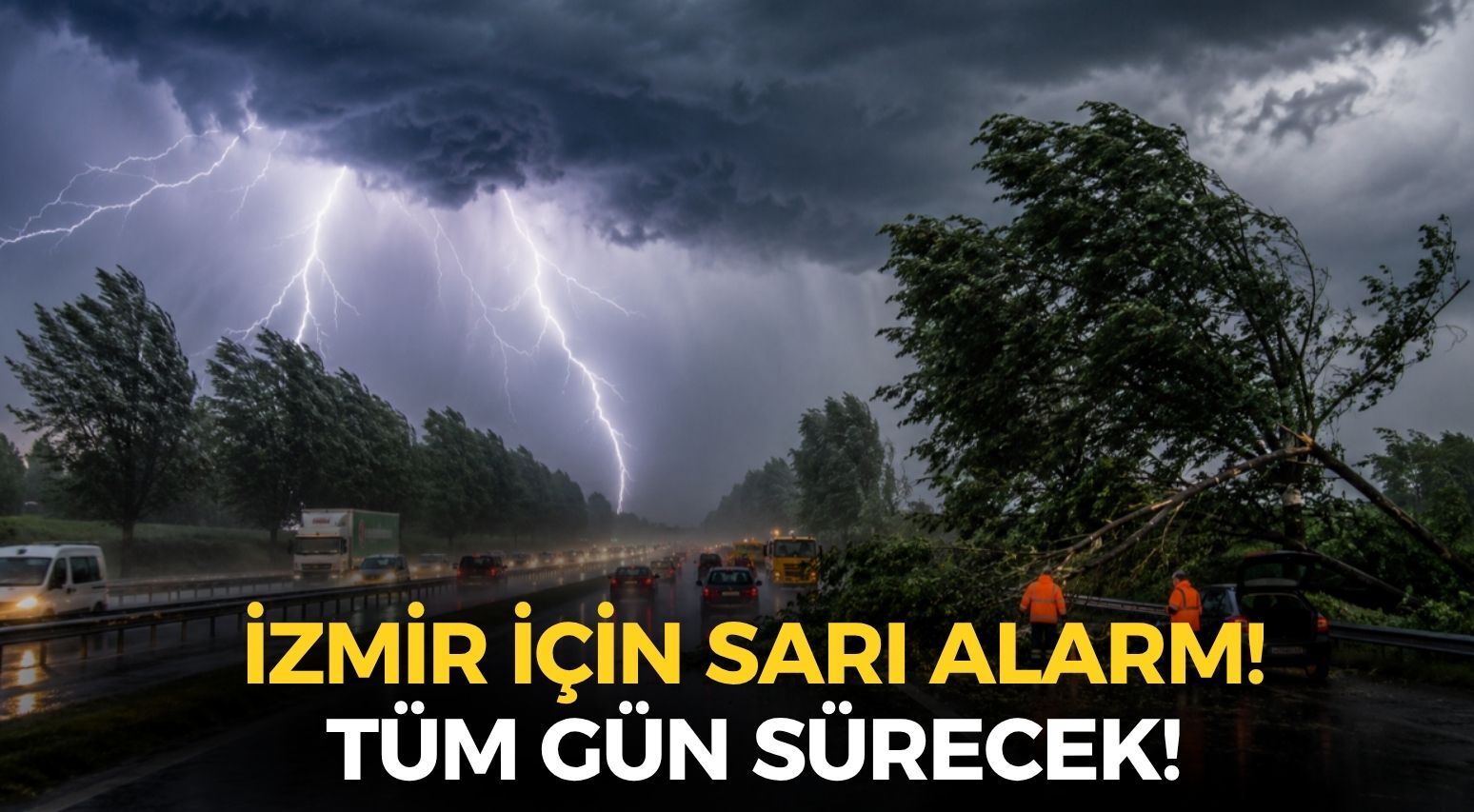 İzmir'de dışarı çıkacaklar dikkat! Sarı kodlu uyarı yapıldı! İlçelerde son durum!