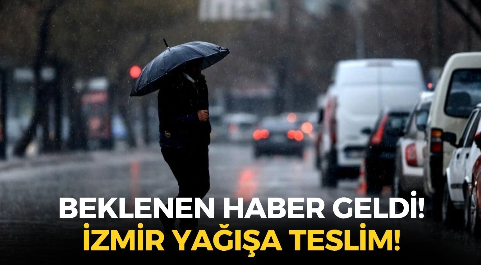 İzmirliler şemsiyeleri hazırlayın! MGM açıkladı: O ilçeler için sağanak alarmı!