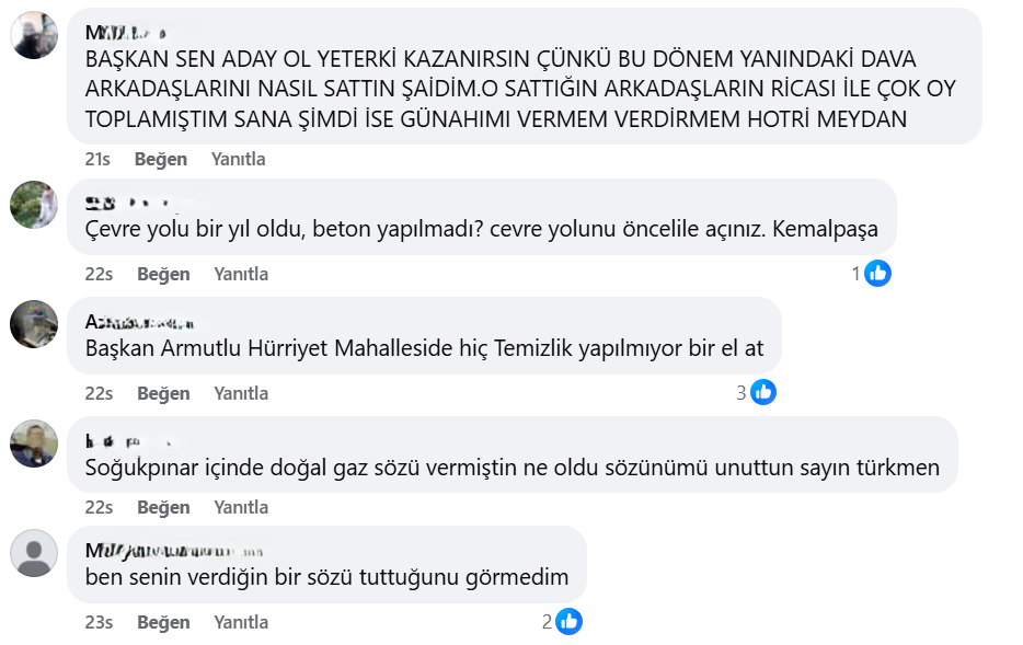 Kemalpaşa Mehmet Türkmen Yorumları (3)