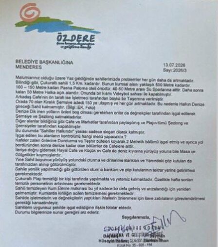 Menderes Belediyesi'ne çağrı