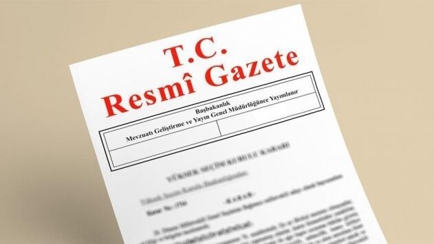 Resmi Gazete'de Yayımlandı