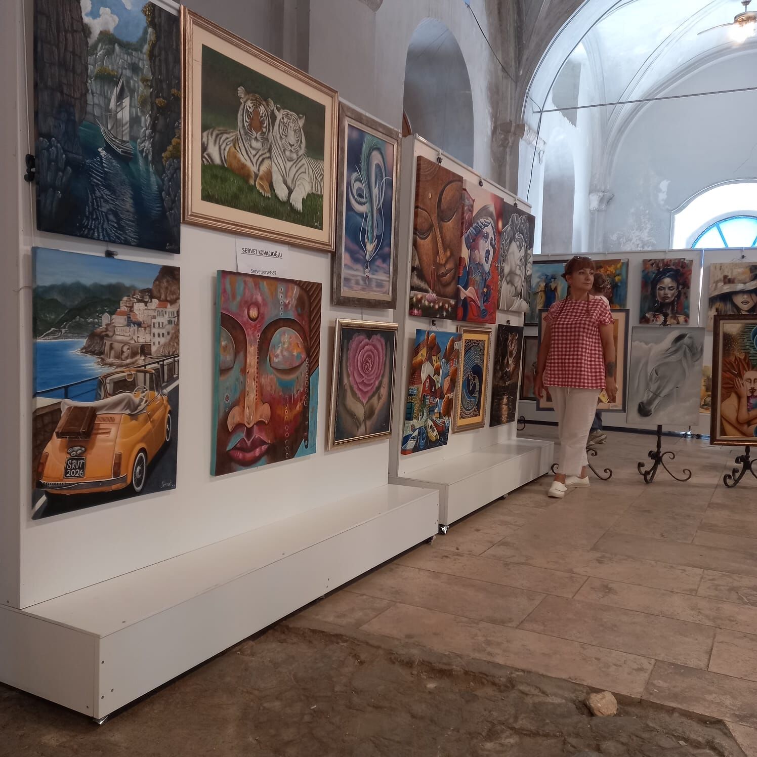 Rodos Türkleri̇nden Ressam Servet Kovacioğlu'ndan Çeşme'de Sanat Buluşmasi 5