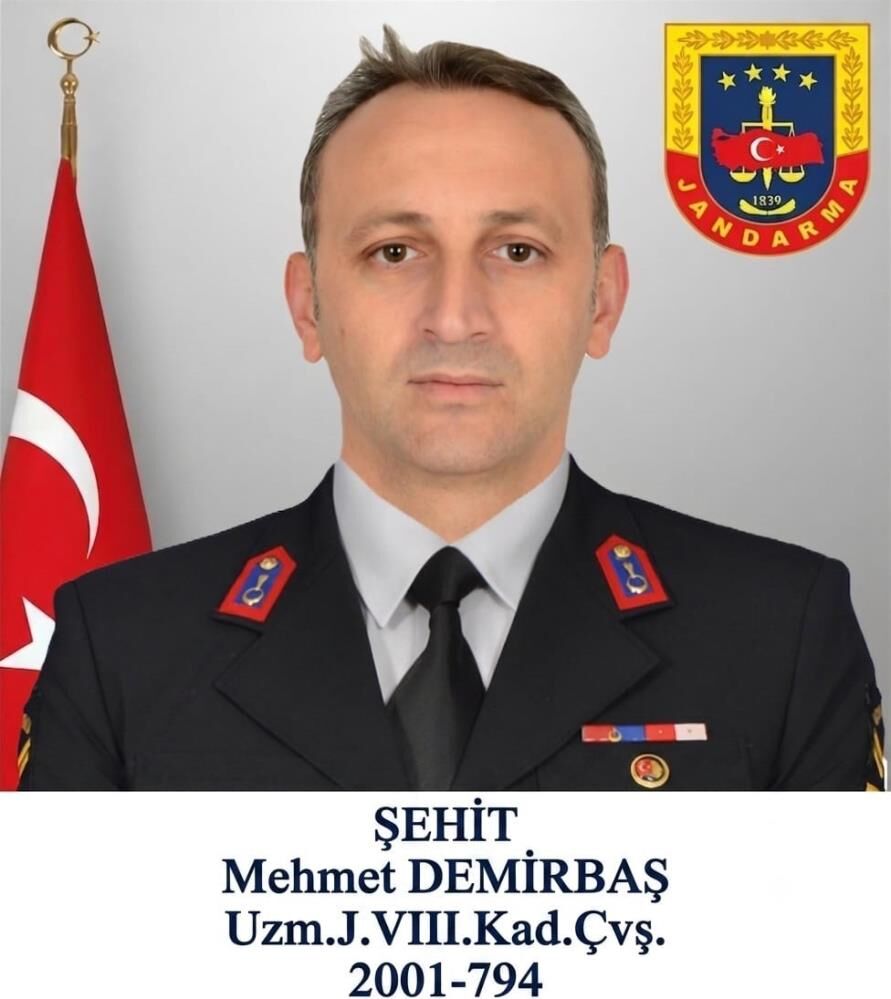 Şehit Uzman Jandarma Sekizinci Kademeli Çavuş Mehmet Demirbaş