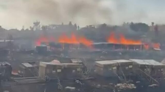 Denizli'de korkutan yangın: Çok sayıda arı kovanı küle döndü!