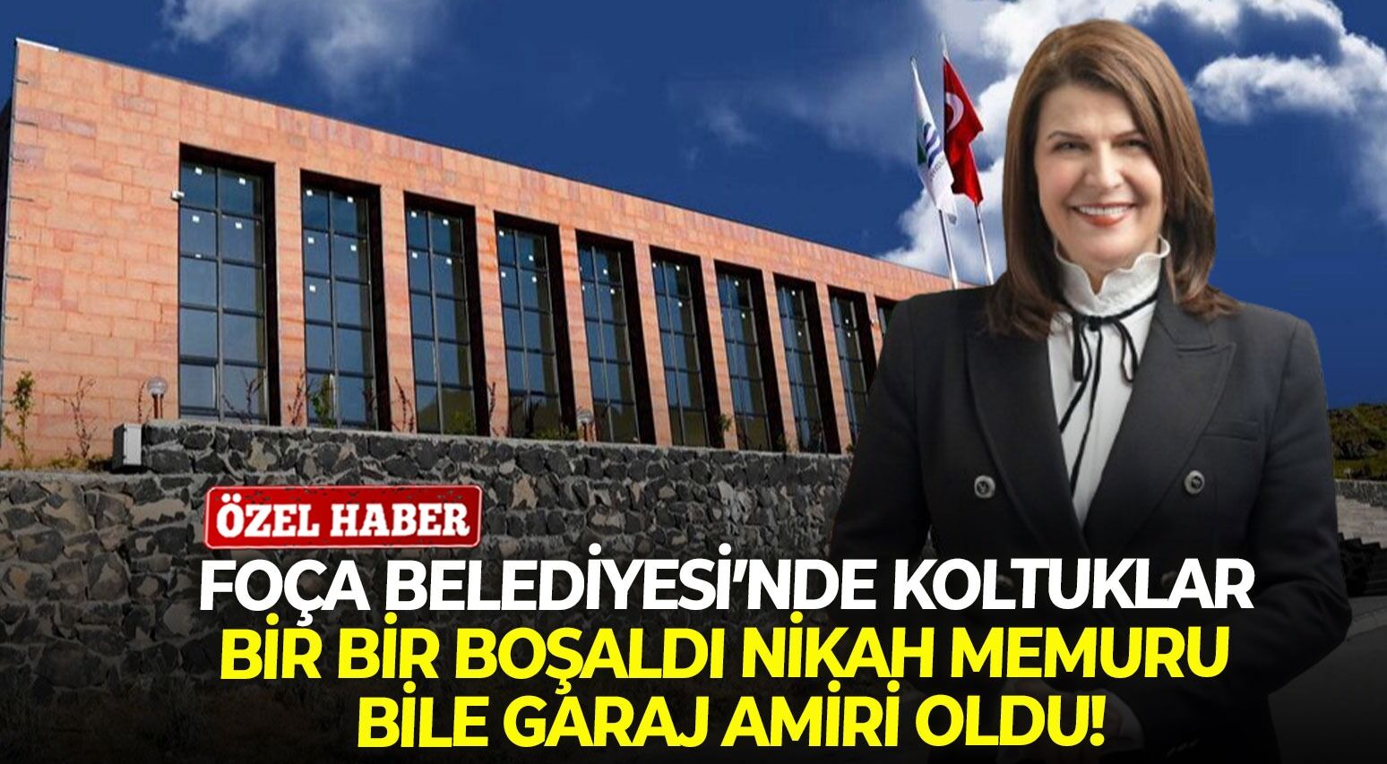 Foça Belediyesi’nde koltuklar bir bir boşaldı: Nikah memuru bile garaj amiri oldu!