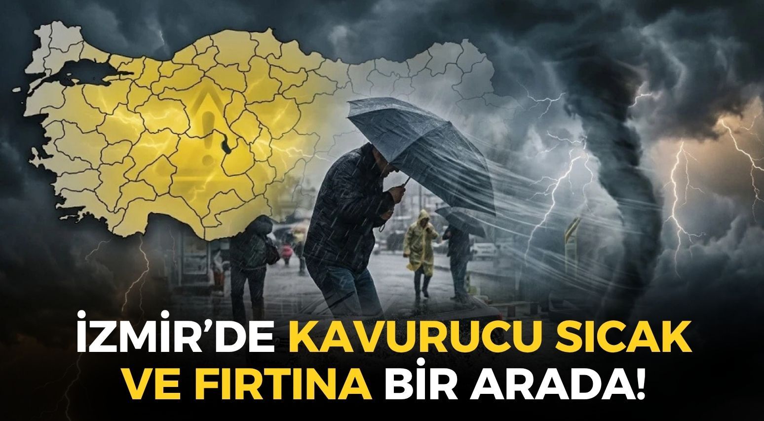 Kavurucu sıcak ve fırtına bir arada! İzmir'in hangi ilçelerde sıcaklık 40 dereceyi aşacak?