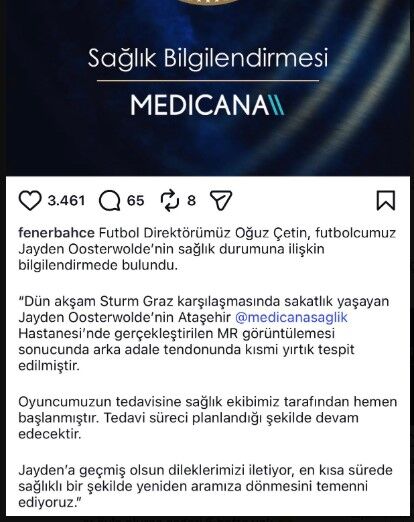 Fenerbahçe açıklama