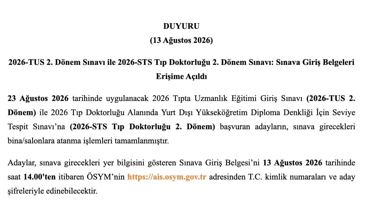 Tus Sts Sinav
