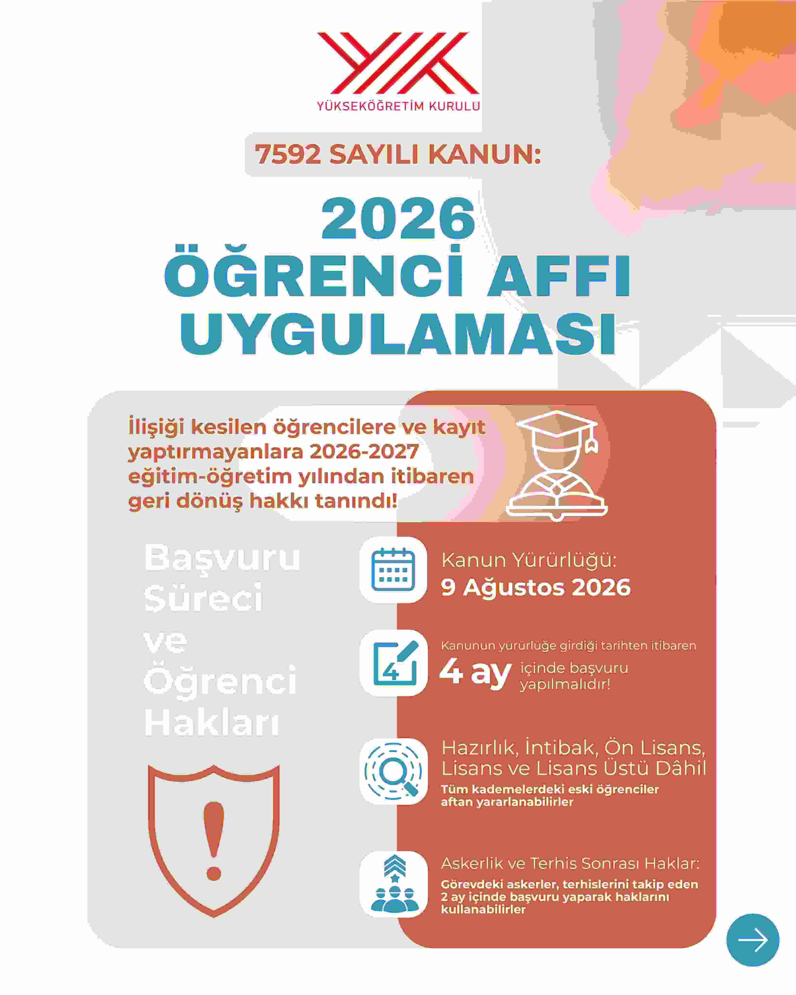 YÖK duyurdu