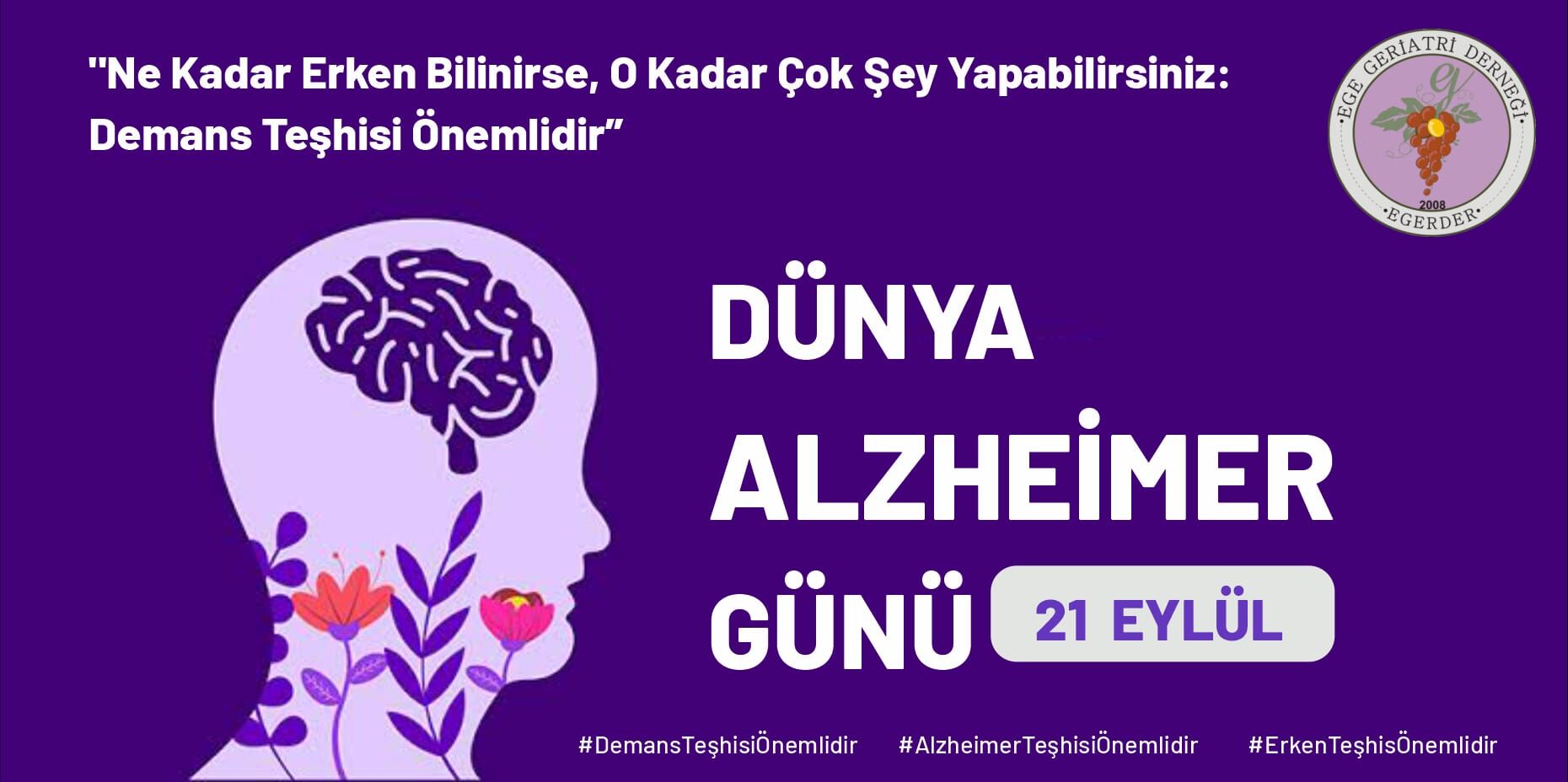 21 Eylül Dünya Alzheimer Farkındalık Günü