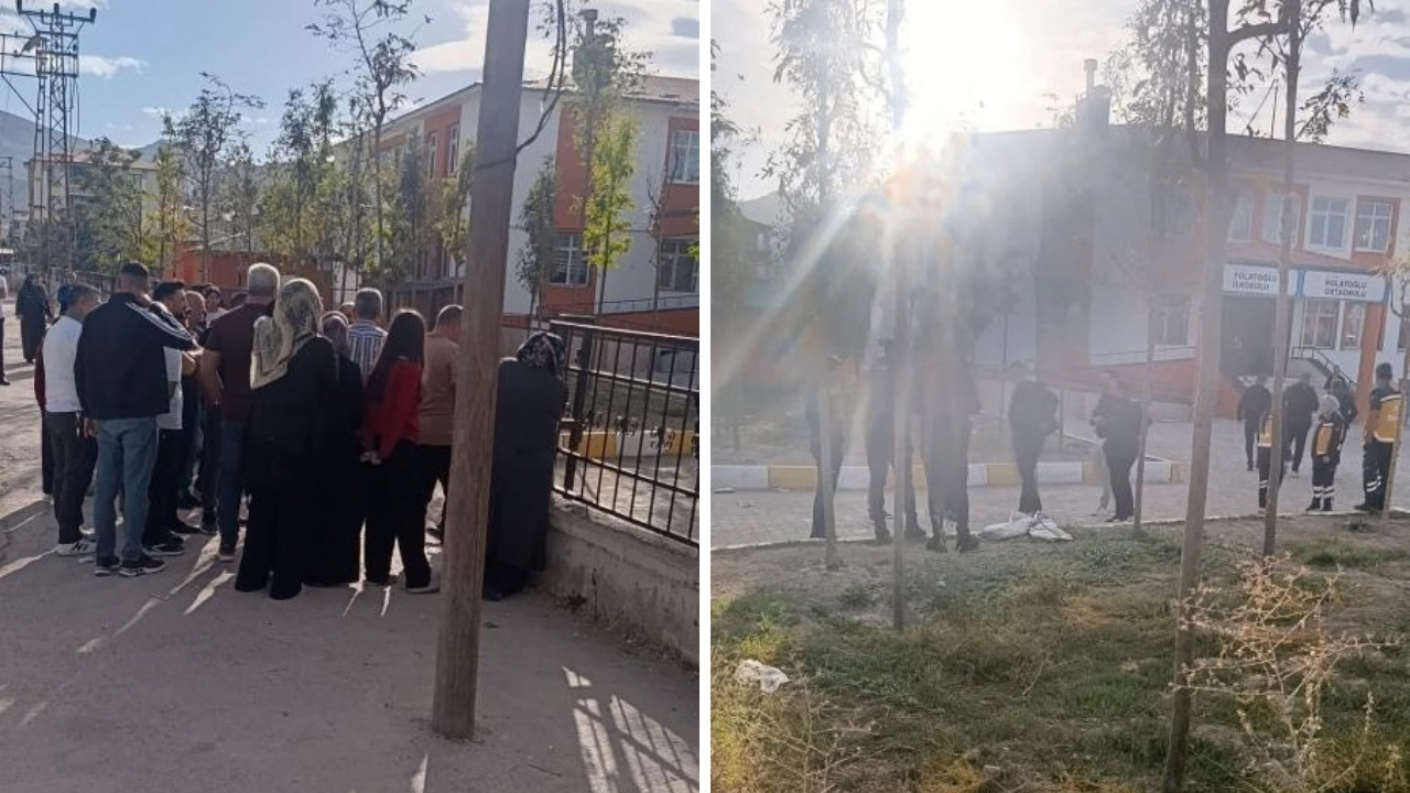Van'da kız öğrenci okula pompalı tüfekle geldi!