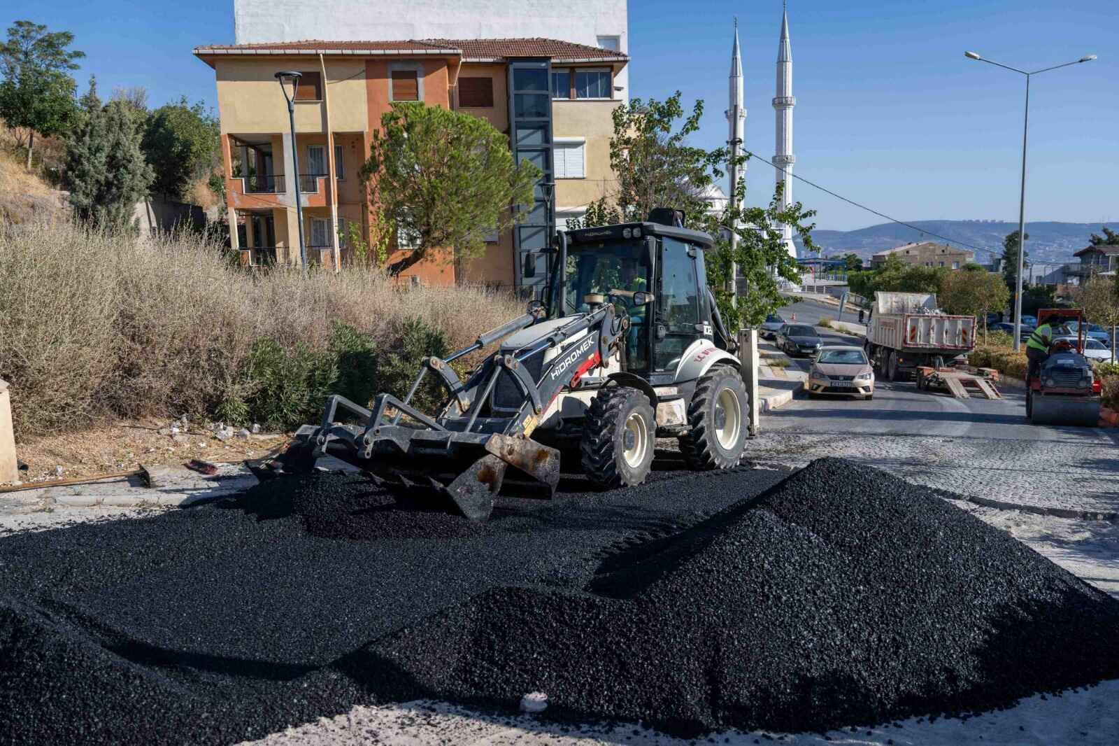 Bornova’da vatandaşların tepkisi sonuç verdi! Tehlikeli yola belediyeden hızlı müdahale