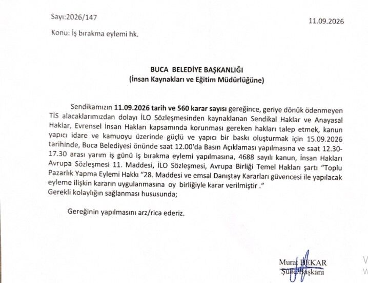 Buca'da eylem zamanı