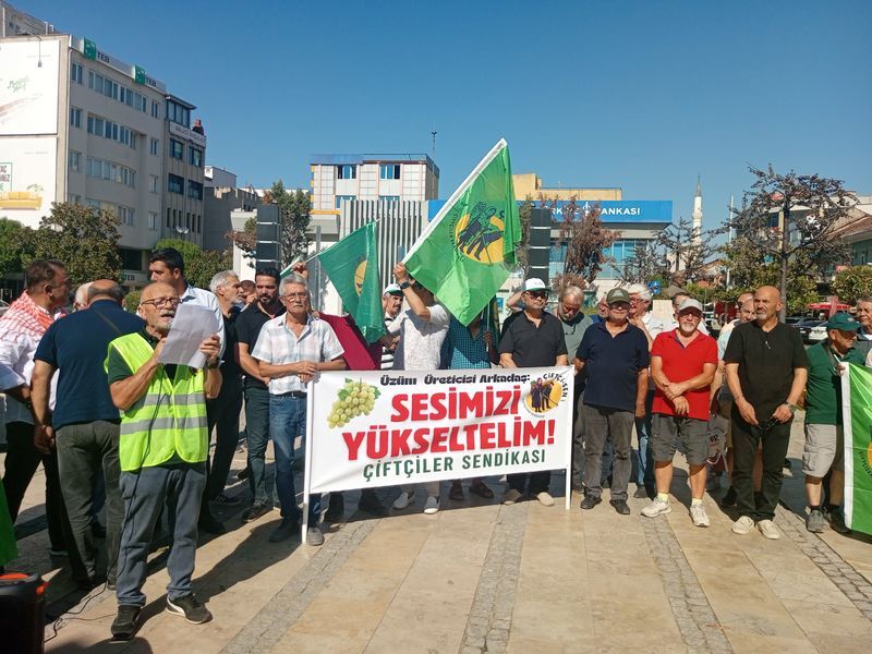 Çiftçilerden Tari̇ş’in Üzüm Fiyatına Sert Tepki (2)