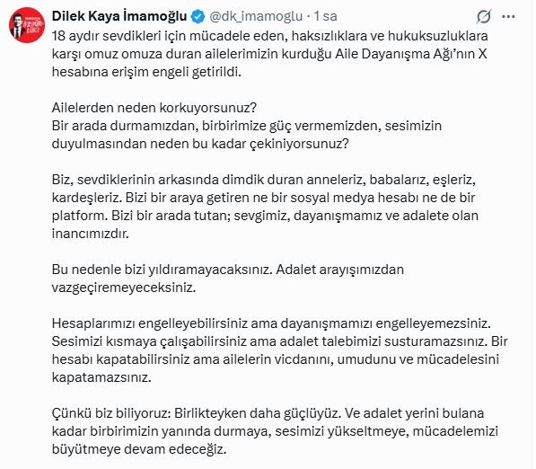 Dilek Kaya İmamoğlu “Dayanışmamızı Engelleyemezsiniz” (2)