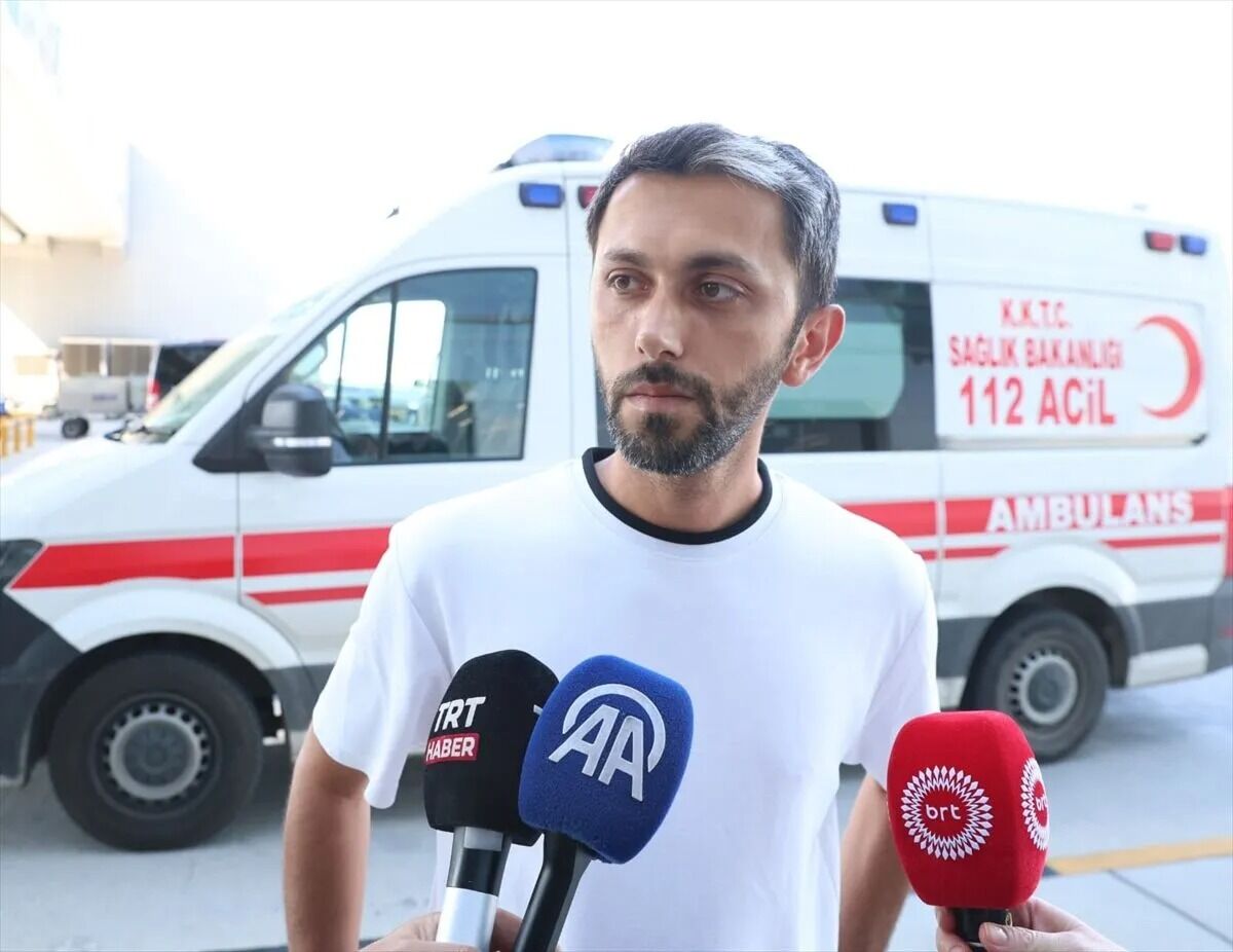 Girne'deki Gemi Kazasından Kurtarılan Hamile Kadın Kocaeli'ye Nakledildi (2)