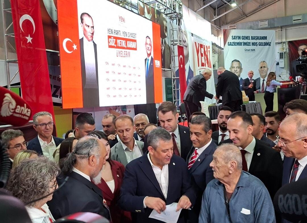 Özgür özel ön seçim Gaziemir
