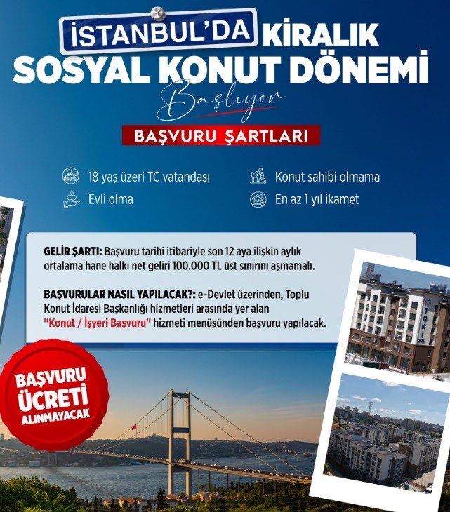 Istanbul Toki Kiralik Konutlari