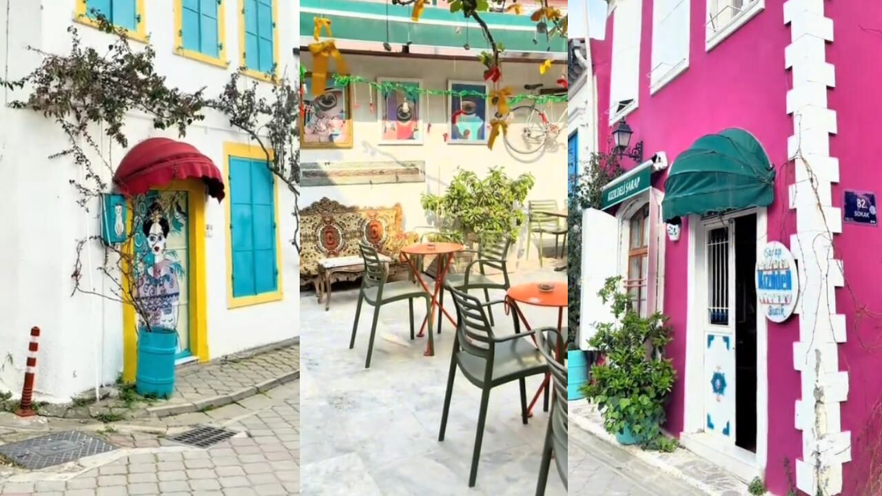 İzmir’in ortasında saklı kalan renkli mahalle: Her köşesi ayrı bir fotoğraf kadrajı