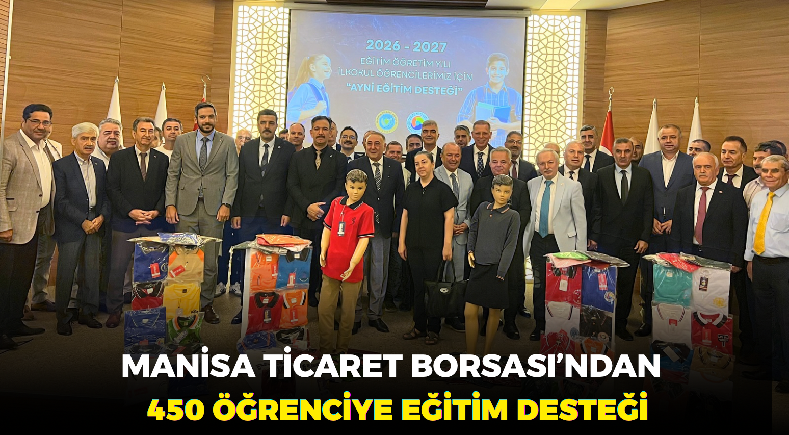 Manisa Ticaret Borsası’ndan 450 öğrenciye eğitim desteği