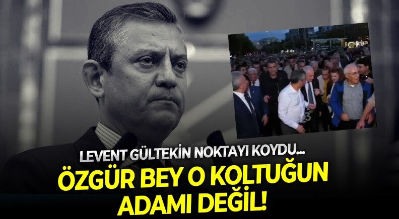 Özgür Özel'in 'börek' tepkisi peşini bırakmıyor! Gazeteci Levent Gültekin'e göre, ''Özgür Bey o koltuğun adamı değil''