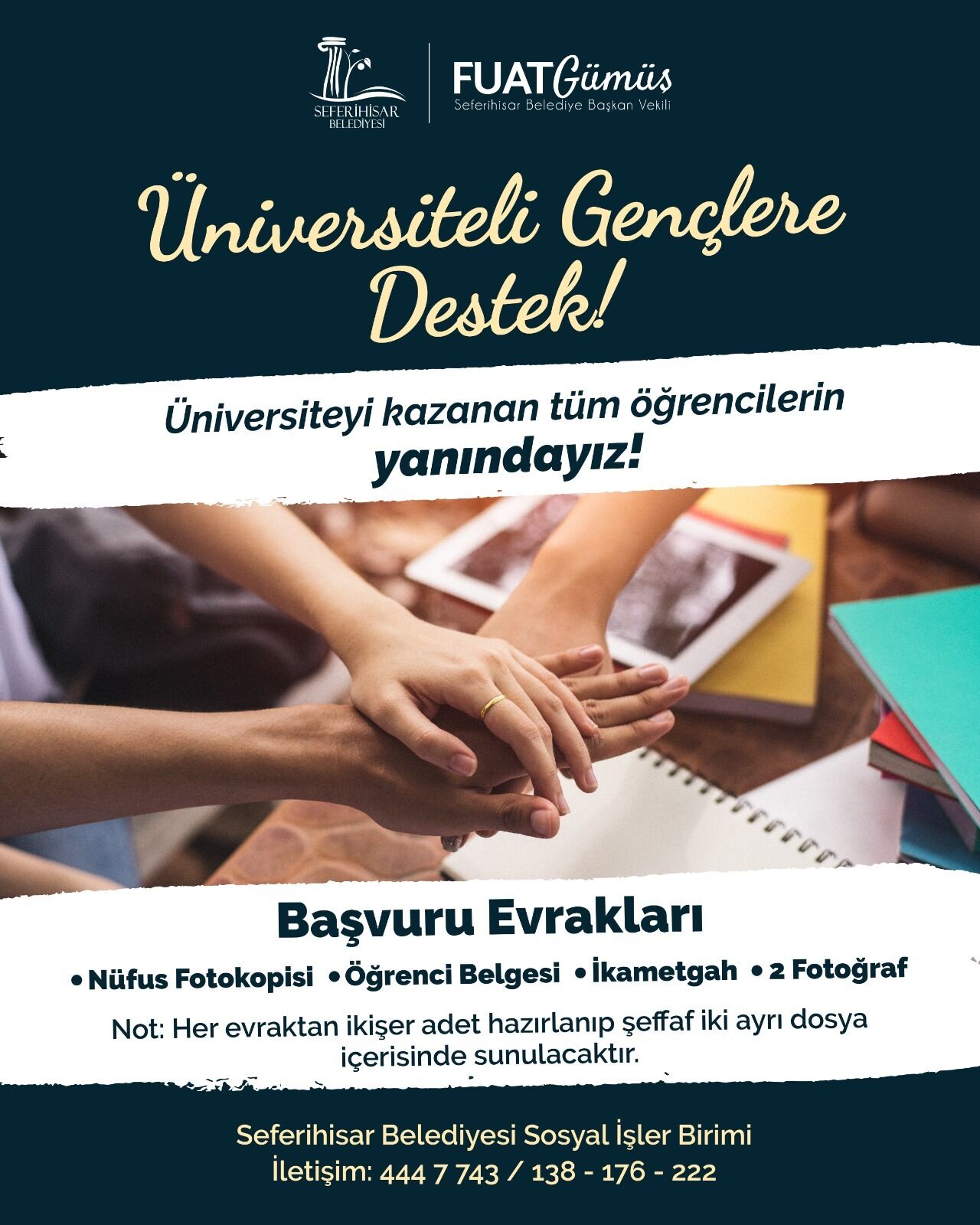 "Gençlerin omzundaki yükü paylaşıyoruz"