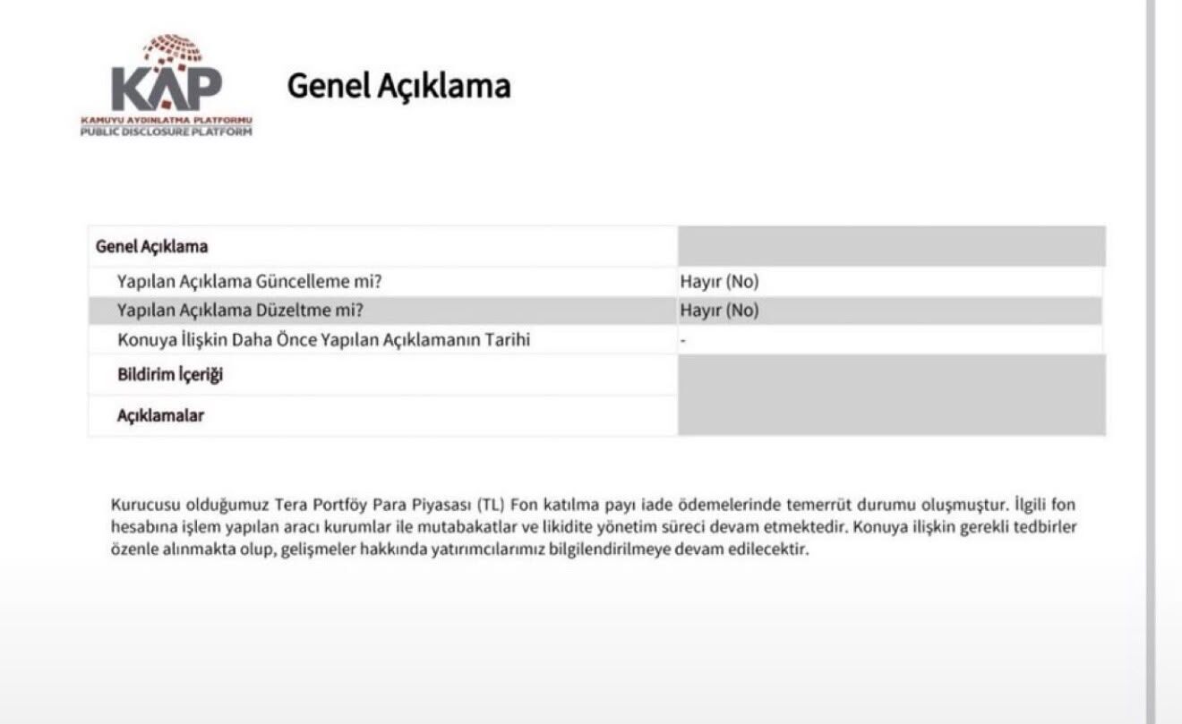 Tera Portföy’den Kap’a Temerrüt Bildirimi Emre Tezmen Sessizliğini Bozdu (1)