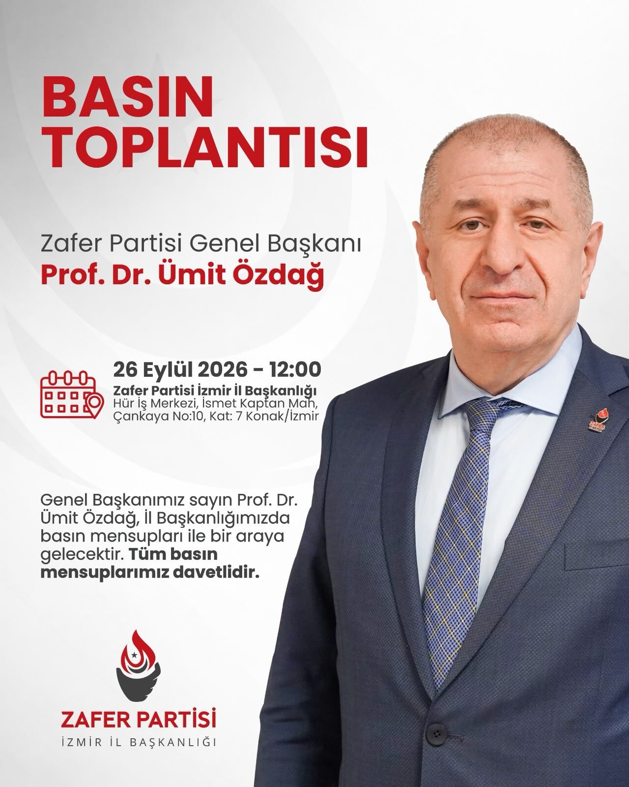 Ümit Özdağ İzmir’e Geliyor-1