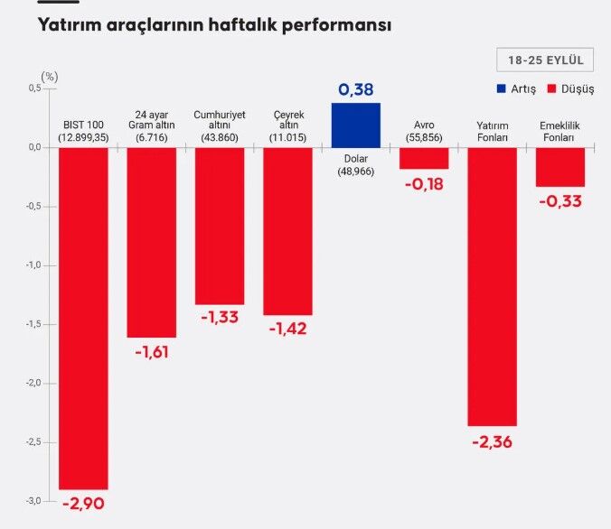 Yatırım araçları performans