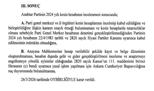 AYM denetimi