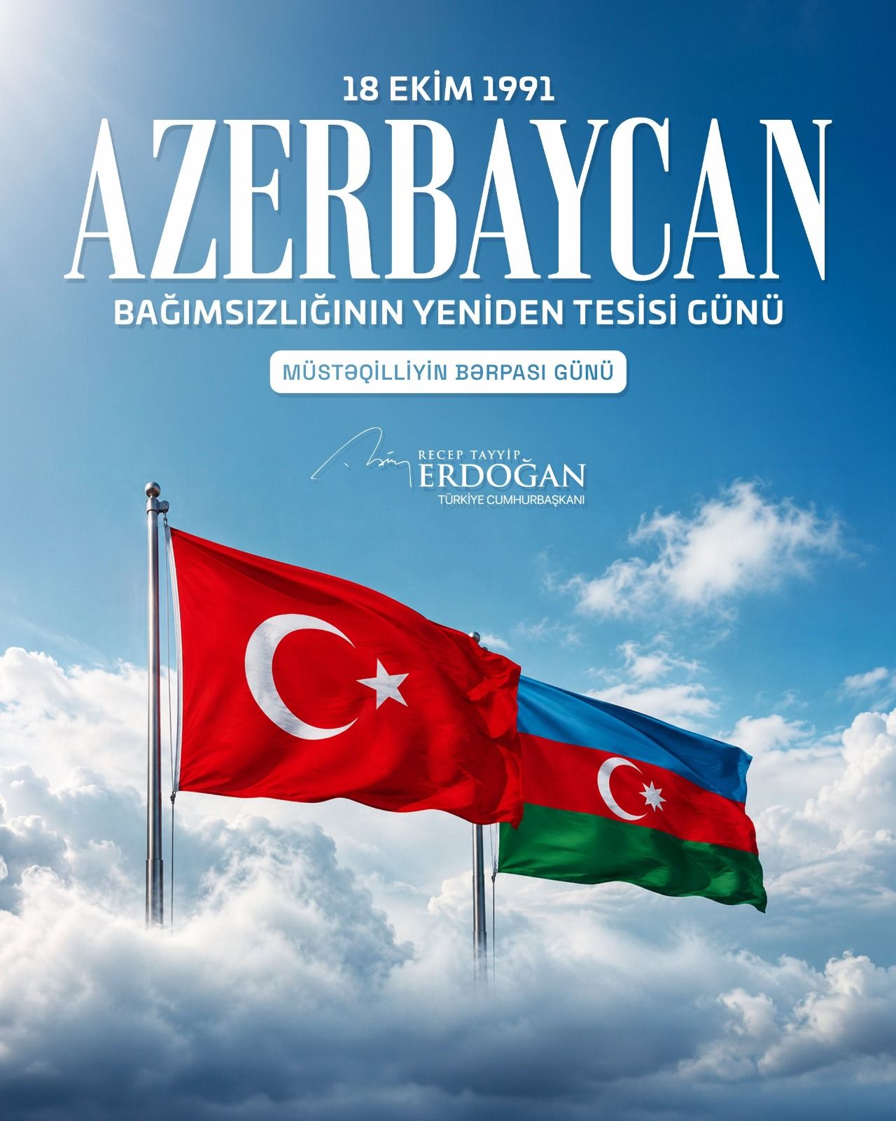 Kardeşlik vurgulu görsel paylaşımı