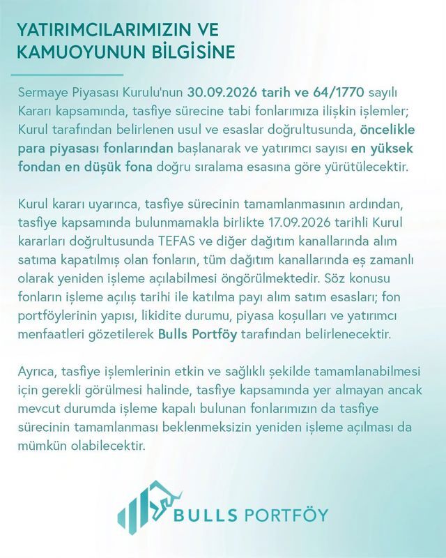 Bulls Portföy Fonları Ziraat Bankası’na Devredildi (3)
