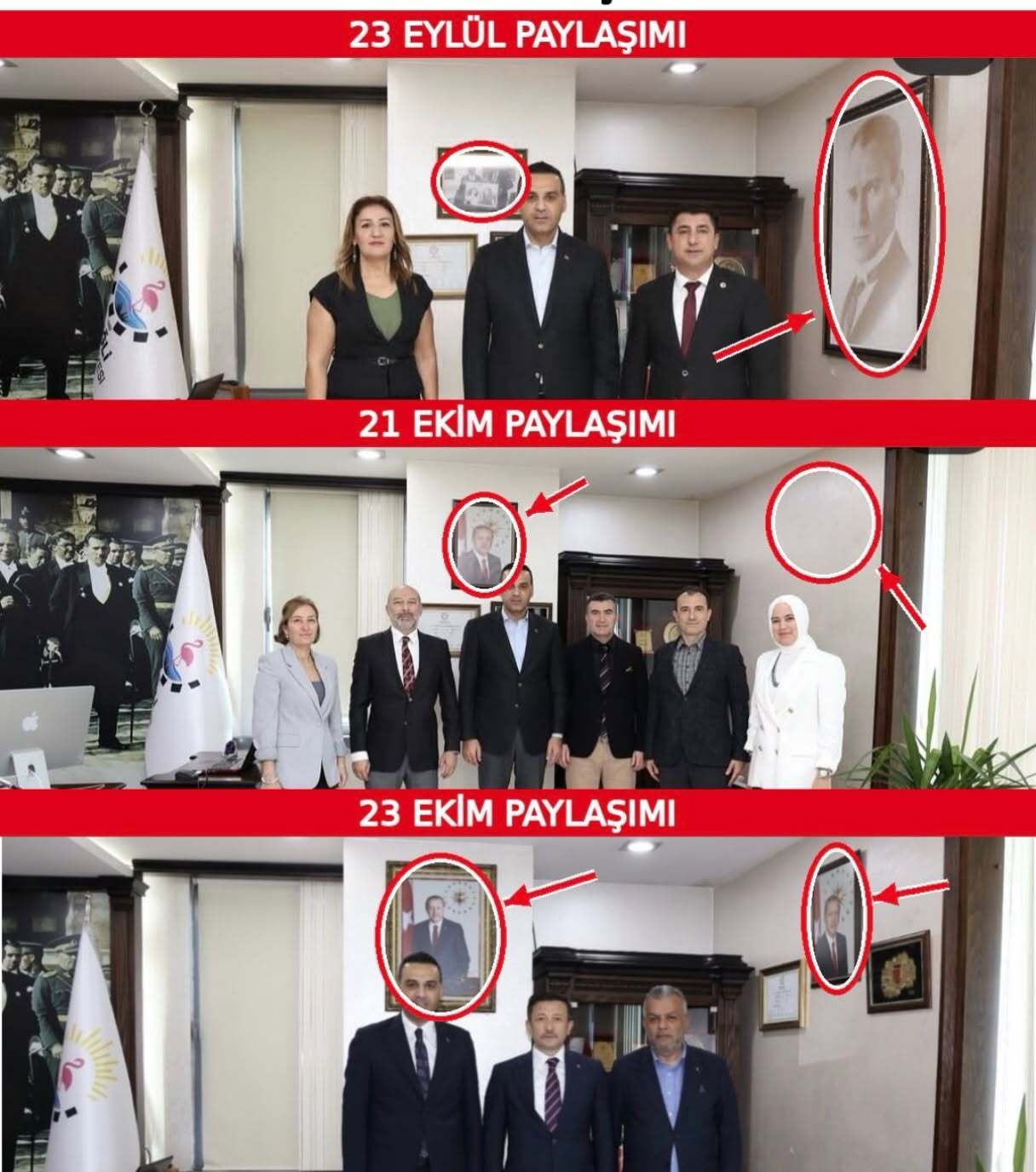 Başkan Yıldız'ın makam odası