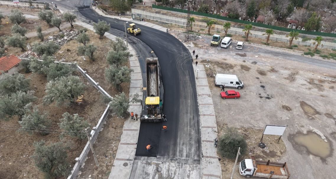 Harmandalı ve Ulukent arasındaki 3 kilometrelik hatta sona gelindi