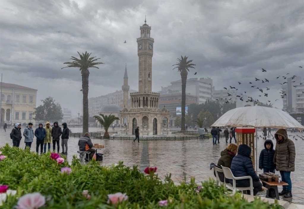 İzmir'de bugün yağış var mı? 19 Ekim 2026 Pazartesi ilçe ilçe hava durumu...