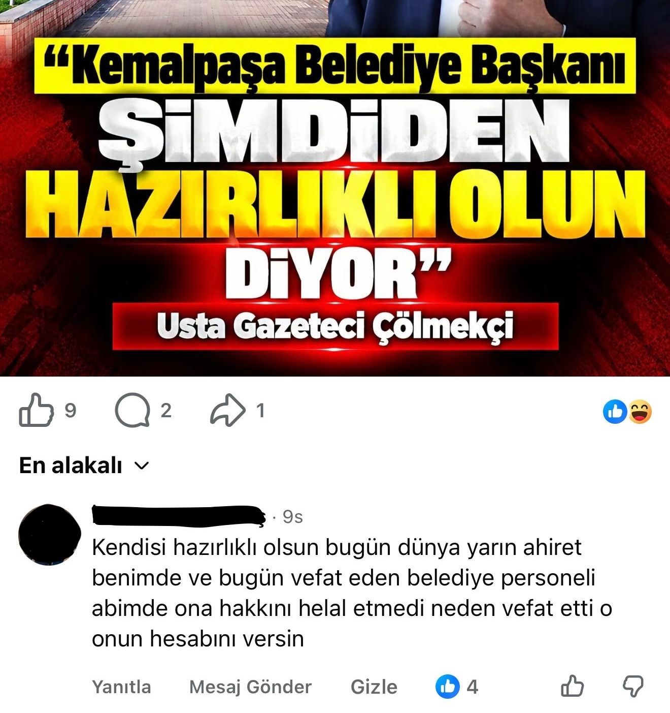 Kemalpaşa Sosyal Medya Yorumu-1