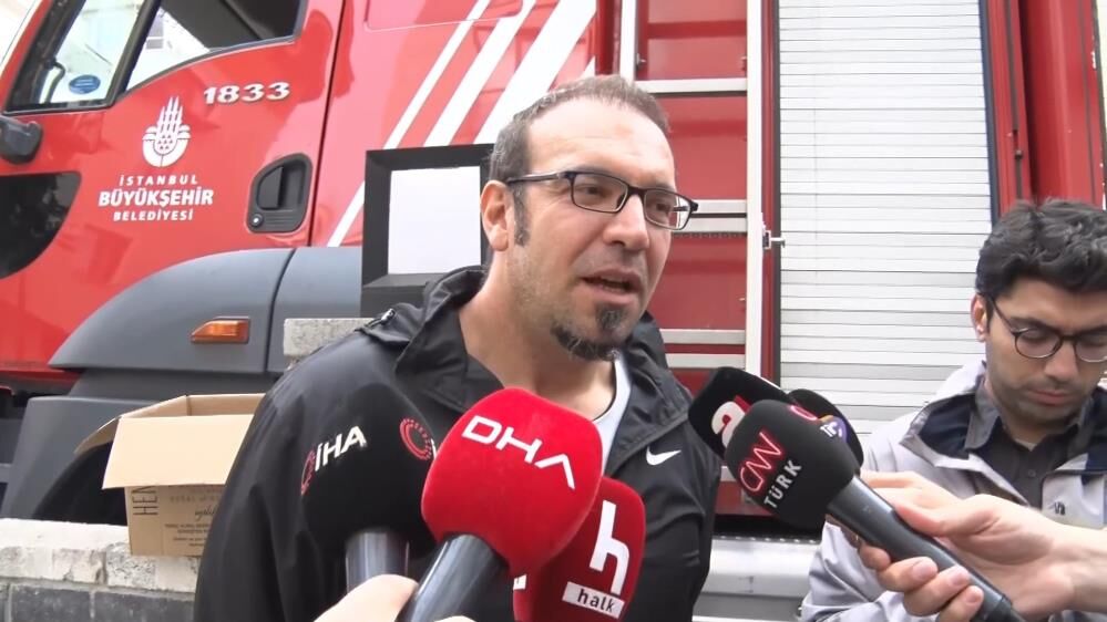 Maltepe Çöken Binadan Kurtulan Adam